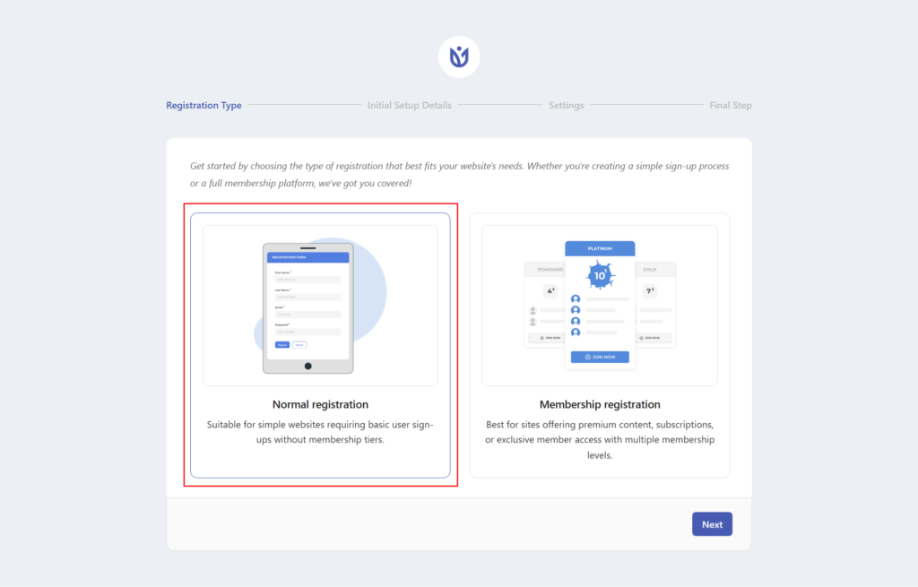 Configure User Registration and Membership Plugin